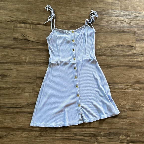 Topshop | button-down tie strap dress - Picture 6 of 9